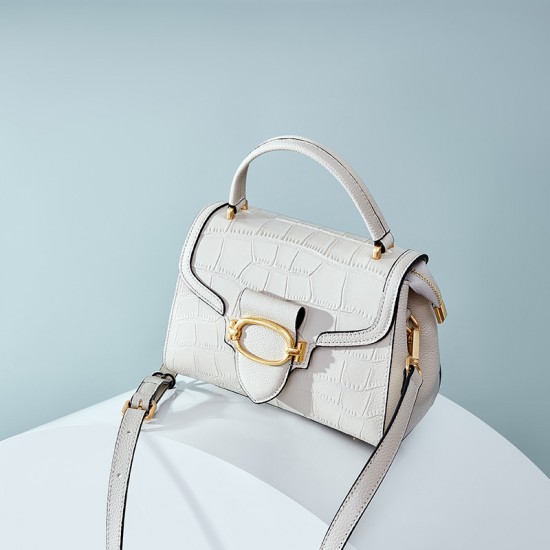 2025 New Elegant Leather Top Grain Cowhide Women's Single Shoulder Bag, Fashionable Multi-Functional Stylish Handbag, Formed Bag