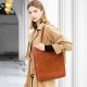 New summer new cowhide women's bags, fashionable, simple tote bags, large-capacity, fashionable handbags and shopping bags