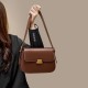 High-end niche design, underarm genuine leather bag, 2025 spring/summer fashionable tofu bag, shoulder crossbody bag High-end niche design, underarm genuine leather bag, 2025 spring/summer fashionable tofu bag, shoulder crossbody bag