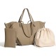 Best-selling cross-border top-grain cowhide large tote bag for women, versatile for shopping, simple, genuine leather sling bag.