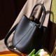 2025 new commuter bag, crossbody bag, luxurious spring/summer genuine leather basket handbag, crossbody bucket bag