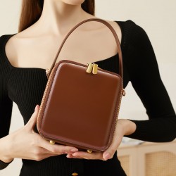 Carefully selected Genuine leather underarm bag for women, 2025 new style dumpling bag, fashionable shoulder bag, luxury chain bag, crossbody bag