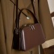 Spring/Summer 25 new niche design ear-hook series Handbag, eaves bag, genuine leather women's commuter crossbody bag Spring/Summer 25 new niche design ear-hook series Handbag, eaves bag, genuine leather women's commuter crossbody bag