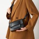 2025 crossbody bag, unisex soft woven men's square bag, tofu bag, niche design cowhide shoulder bag