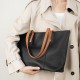 2025 new top-grain cowhide handmade tote bag for women Women's commuter bag, large-capacity handbag, shoulder bag, large bag