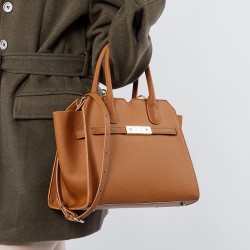 Spring Seasonal luxury leather bags for women, 2025 new stylish platinum bags, large-capacity mother's commuter handbags.