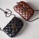 Luxury Small Bag, 2025 New Trendy and Stylish Niche Crossbody Bag, Diamond-Patterned Chain Retro Small Square Bag