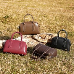 2025 Spring/Summer new genuine leather women's bags, retro crossbody bags, commuter handbags, niche, high-quality shoulder bags