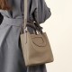 2025 new togo top-grain cowhide pig nose basket bucket bag, handbag, shoulder bag, crossbody bag