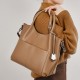 2025 new spring/summer new genuine leather women's single-shoulder bag, large-capacity tote bag, crossbody bag for middle-aged mothers 2025 new spring/summer new genuine leather women's single-shoulder bag, large-capacity tote bag, crossbody bag for middle-aged mothers