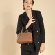New, stylish top-grain cowhide handbags for foreign trade. Practical, multi-compartment, genuine leather shoulder and crossbody women's bag for commuting.