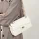Top-grain cowhide bag, cowhide chain, Chanel-style fashionable diamond-patterned shoulder bag, small square genuine leather bag Top-grain cowhide bag, cowhide chain, Chanel-style fashionable diamond-patterned shoulder bag, small square genuine leather bag