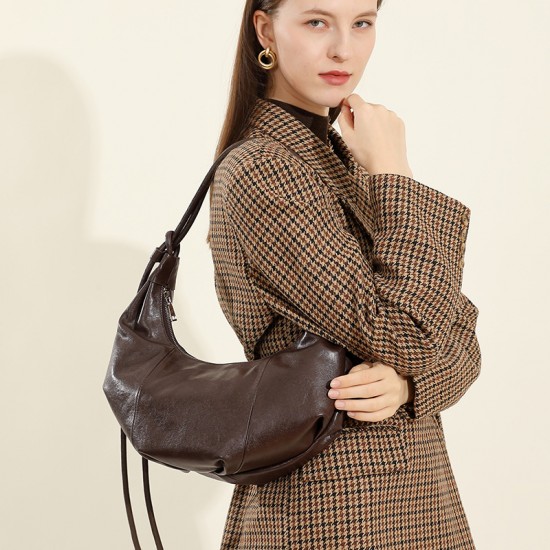 Same crossbody bag, croissant bag, original leather shoulder bag, underarm bag, large-capacity commuter bag Same crossbody bag, croissant bag, original leather shoulder bag, underarm bag, large-capacity commuter bag