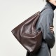 2025 new vegetable-tanned cowhide popular large-capacity textured tote bags, versatile for single-shoulder class Underarm Commuter Bag