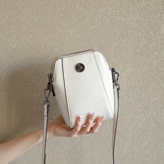 Vegetable tanned cowhide vintage multi-purpose bag for women, 2025 new spring/summer light luxury genuine leather women's bag, large capacity backpack, shoulder bag Vegetable tanned cowhide vintage multi-purpose bag for women, 2025 new spring/summer light luxury genuine leather women's bag, large capacity backpack, shoulder bag