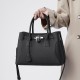 New Niche Design Platinum Luxury Genuine Leather Single Shoulder Handbag, Large Capacity Fashionable Handbag