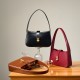 New genuine leather women's bag, niche bridal bag, youthful red, high-quality underarm bag, daily shoulder bag New genuine leather women's bag, niche bridal bag, youthful red, high-quality underarm bag, daily shoulder bag