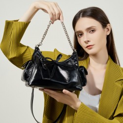 Chanel-style genuine leather women's bag, luxurious and fashionable crossbody bag, 2025 new tote bag, autumn shoulder crossbody bag