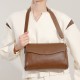 Women's bags, 2025 new spring and summer versatile, high-end, large-capacity genuine leather women's crossbody bag, single-shoulder pillow bag Women's bags, 2025 new spring and summer versatile, high-end, large-capacity genuine leather women's crossbody bag, single-shoulder pillow bag