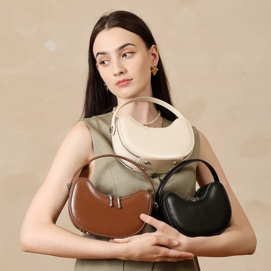 New niche design genuine leather Apple Yuanbao Super hot summer bags, exquisite, high-end handbags, shoulder bags, and crossbody bags for women. New niche design genuine leather Apple Yuanbao Super hot summer bags, exquisite, high-end handbags, shoulder bags, and crossbody bags for women.