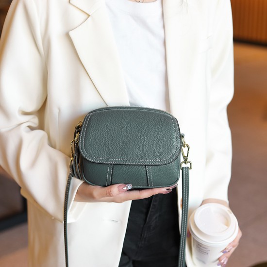 Genius Leather Mini Bag, 2025 New Fashion, Versatile Handbag, Women's Single Shoulder Crossbody Small Bag Genius Leather Mini Bag, 2025 New Fashion, Versatile Handbag, Women's Single Shoulder Crossbody Small Bag