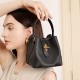 2025 new super popular crossbody bags Genuine leather women's bags, light luxury niche premium capsule bucket bags