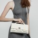 Korean niche solid color shoulder bag for women, 2025 new style, fashionable and stylish crossbody bag, simple design handbag