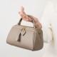 Genuine leather elegant women's bag, 2025 new retro and simple classic Boston handbag, cowhide crossbody shoulder bag Genuine leather elegant women's bag, 2025 new retro and simple classic Boston handbag, cowhide crossbody shoulder bag
