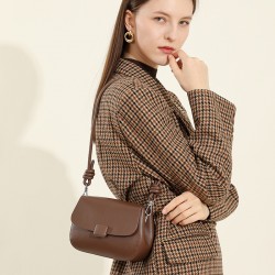 Elegant and popular top-grain cowhide TOGO New mini crossbody bag for women, versatile and stylish mobile phone shoulder bag.