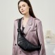 French Niche First-Grain Lambskin Croissant Bag, Lazy Croissant Bag, Genuine Leather Single-Shoulder Crossbody Dumpling Bag for Women French Niche First-Grain Lambskin Croissant Bag, Lazy Croissant Bag, Genuine Leather Single-Shoulder Crossbody Dumpling Bag for Women