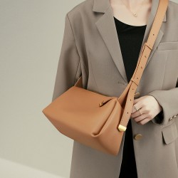 2025 new spring/summer new genuine leather bag, black cowhide bag 5 new genuine leather crossbody bags for women, luxury baguette underarm bags for summer, soft leather women's bags