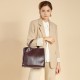 Vintage top-grain cowhide tote bag, 2025 new style spring and summer crossbody bag, large-capacity bucket shoulder genuine leather handbag