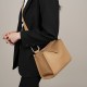 2025 new cowhide crossbody bag, niche leather, luxury women's shoulder bag, 2022 pillow bag