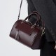 New Winter Genuine Leather Boston Pillow Bag, Fashionable and Casual Handbag, Cowhide Shoulder Bag for Women New Winter Genuine Leather Boston Pillow Bag, Fashionable and Casual Handbag, Cowhide Shoulder Bag for Women