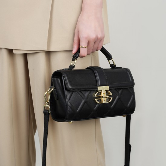 2025 new embossed lattice women's bags, popular versatile crossbody small bags, luxury gift genuine leather women's bags.