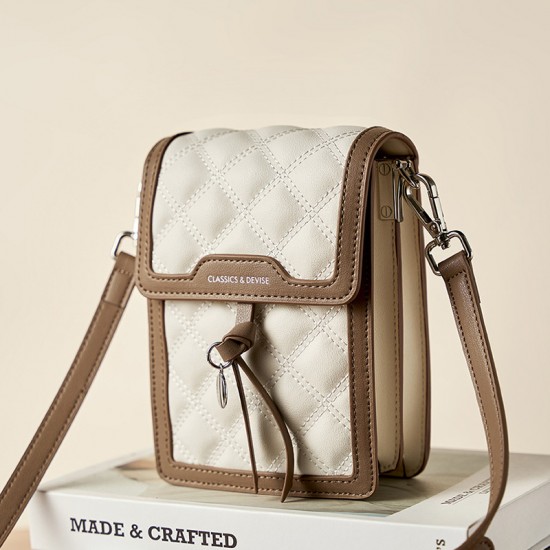2025 New Summer Cell Phone Bag for Women, Versatile Genuine Leather Women's Crossbody Bag Mini, lightweight, luxury key-carrying bag