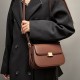 High-end niche design, underarm genuine leather bag, 2025 spring/summer fashionable tofu bag, shoulder crossbody bag High-end niche design, underarm genuine leather bag, 2025 spring/summer fashionable tofu bag, shoulder crossbody bag