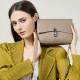 A new, fashionable, versatile saddle bag for women, a lightweight, luxurious genuine leather women's bag, a stylish, single-shoulder crossbody bag.