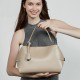 New Genuine Leather Shoulder Bag, Niche, High-End Summer Worker Large-Capacity Women's Commuter Handbag