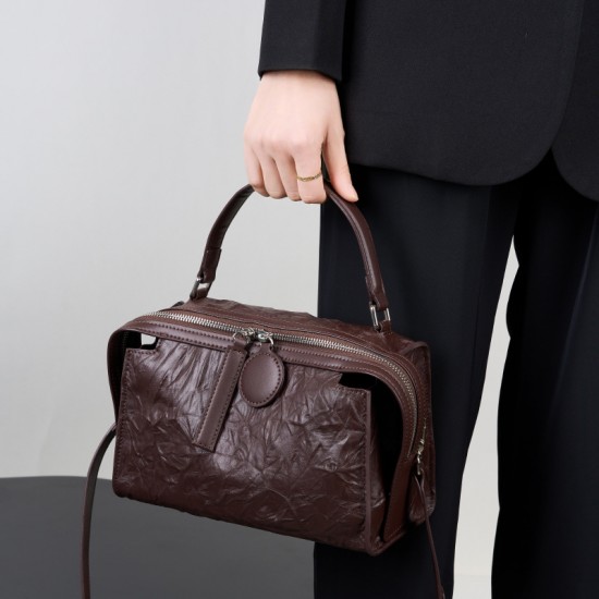 Clearance Women's Bags, Crossbody Genuine Leather, Versatile Underarm Bag, Chain Shoulder Bag