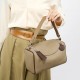 Women's bag, top-grain cowhide pillow bag, textured, versatile, simple Boston bag, underarm bag