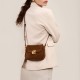 Yan Xiaofang women's bags, 2025 spring/summer new niche design, French retro textured frosted velvet commuter bag Yan Xiaofang women's bags, 2025 spring/summer new niche design, French retro textured frosted velvet commuter bag