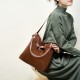 New genuine leather waxed tote bag, women's bag Large-capacity shoulder bag, commuter underarm bag, original design for work. New genuine leather waxed tote bag, women's bag Large-capacity shoulder bag, commuter underarm bag, original design for work.