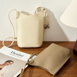 2025 New Top-Grain Cowhide Leather Diamond-Patterned Women's Bag Chain bag, underarm crossbody bag, black genuine leather women's bag