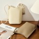 2025 New Top-Grain Cowhide Leather Diamond-Patterned Women's Bag Chain bag, underarm crossbody bag, black genuine leather women's bag