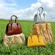 2025 New Cowhide Yoyo Bowling Bag, Retro Commuter Large-Capacity Single Shoulder Bag