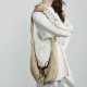 New runway woven women's bag, stylish and versatile, contrasting color, fishing net and horn net bag New runway woven women's bag, stylish and versatile, contrasting color, fishing net and horn net bag