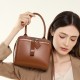 2025 new style versatile cowhide handbags, this year's popular, high-quality, French-style niche shoulder and crossbody bags.