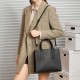 2025 new genuine leather large-capacity handbag Simple cowhide tote bag, crossbody shoulder bag, casual women's backpack