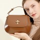 Top-grain cowhide, niche designs, high-quality crossbody crescent bags for women, 2025 new models, genuine leather underarm saddle bags